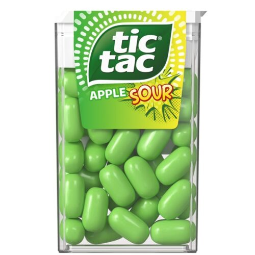 Tic Tac Apple Sour – Vychutnajte si novú limitovanú edíciu Tic Tac  a vyberte ďalšiu príchuť